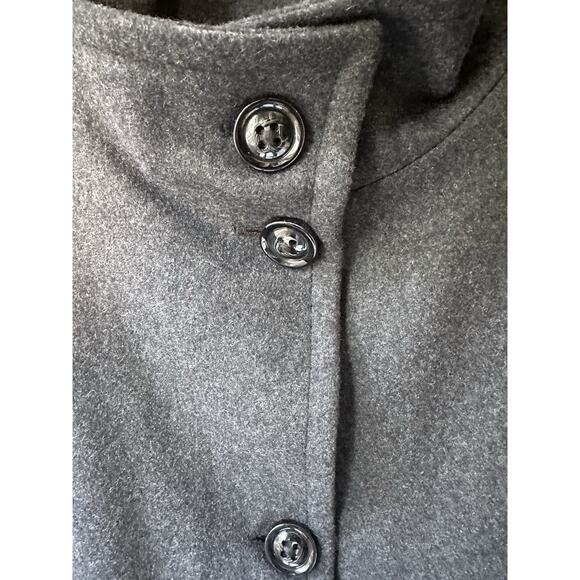 Inc International Concepts Pea Coat Womens Dark Gray Wool Blend Size XXL NWT - Picture 5 of 13